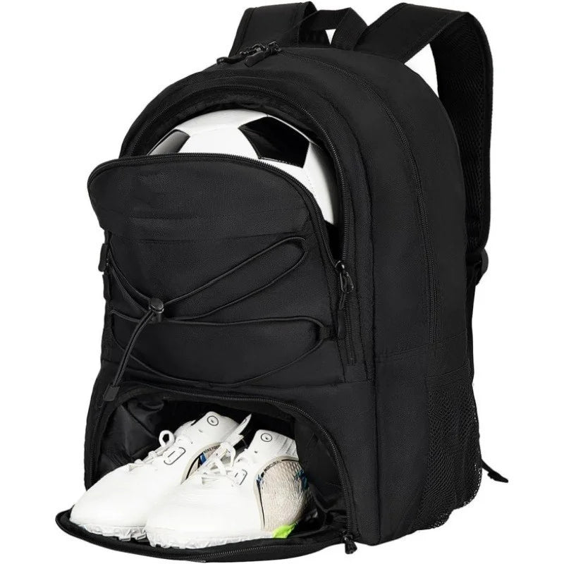 Football Backpack Travel Sports Bag with Shoe Storage