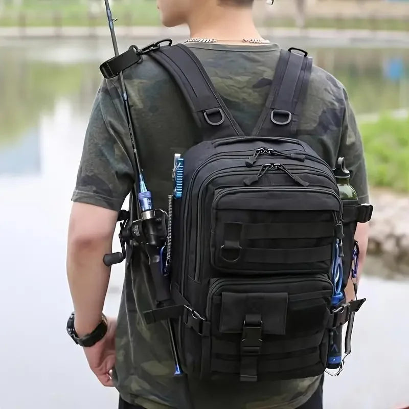 Waterproof Fishing Backpack | Versatile Tackle Storage Bag