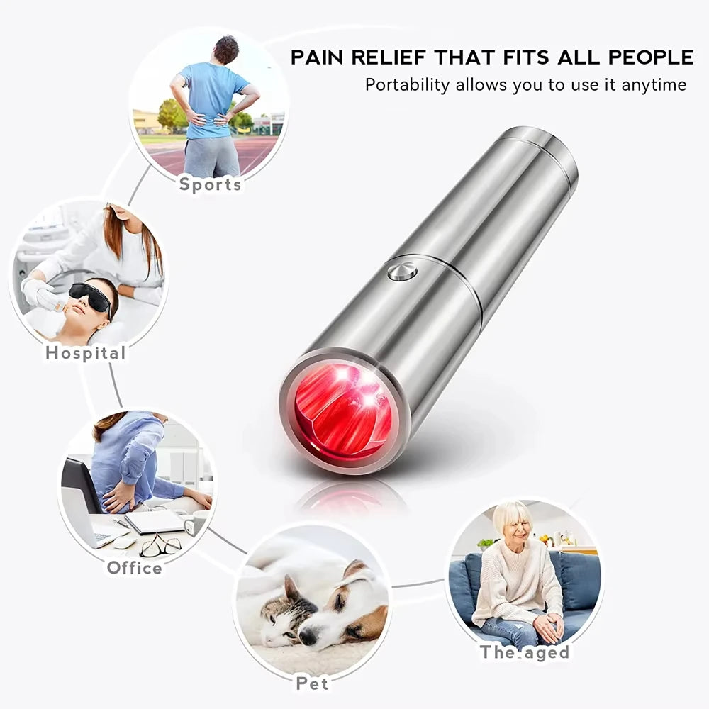 Red Light Therapy for Pain Relief & Anti-Aging Skin Care Device