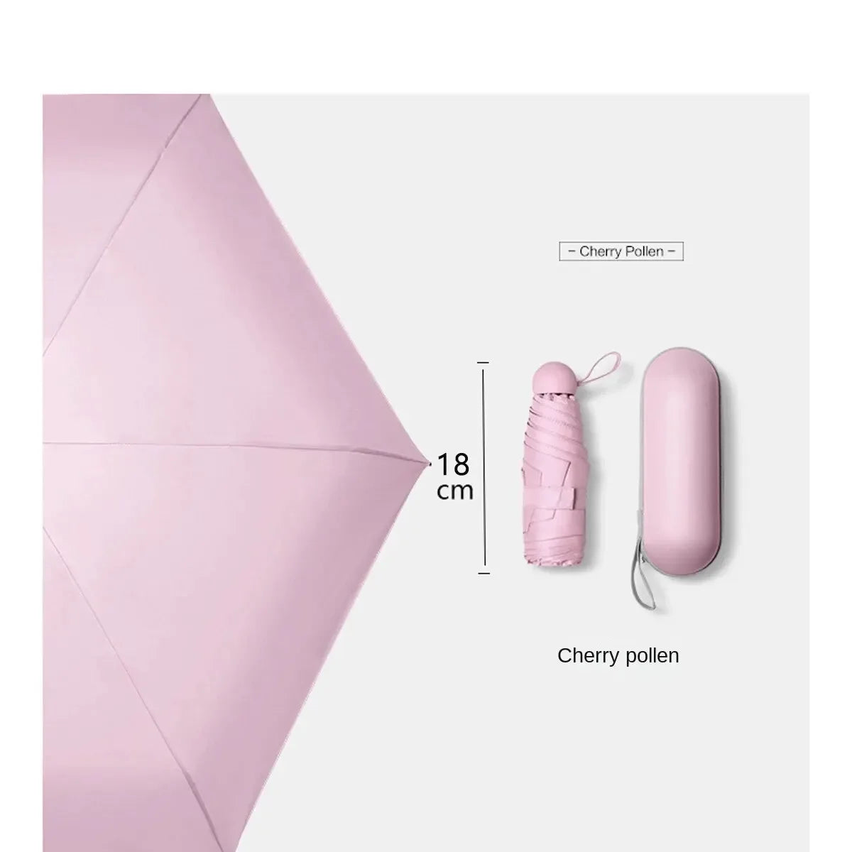 Portable Mini Umbrella | Compact Dual Use Sunshade & Rain Guard