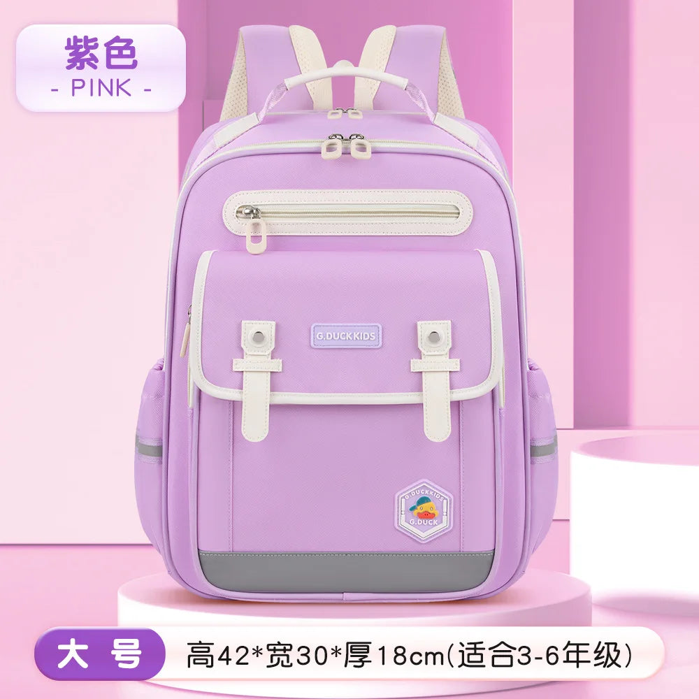 Ergonomic Kids Backpack for Grades 1-6 | Large Capacity School Bag