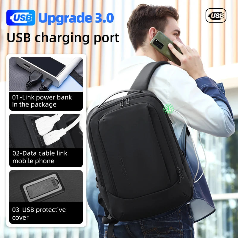 Large Capacity Waterproof Travel Bag for 15.6-inch Laptops