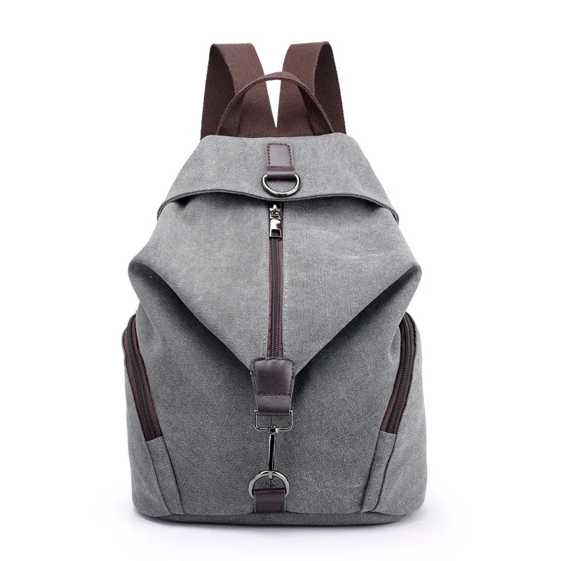 Stylish Vintage Canvas Women Backpack | Fashionable Casual Bag