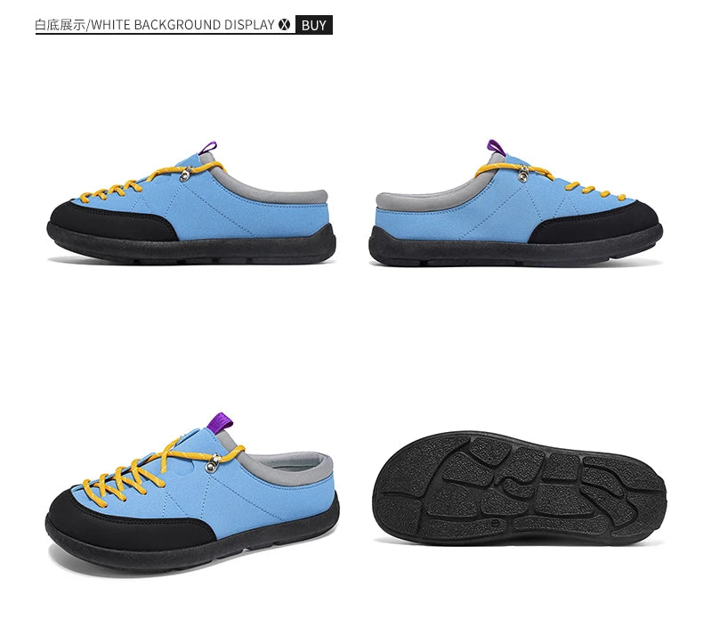 Men's Backless Slip-On Casual Sports Shoes | Comfortable & Stylish