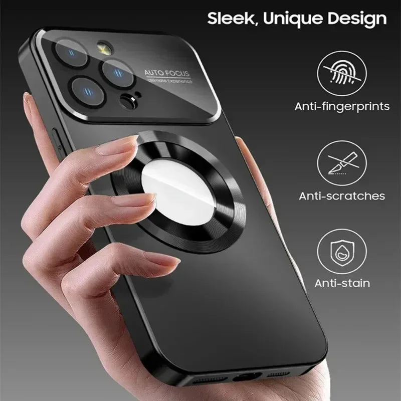 Titanium Metallic Matte Case for iPhone | Premium Camera Protection