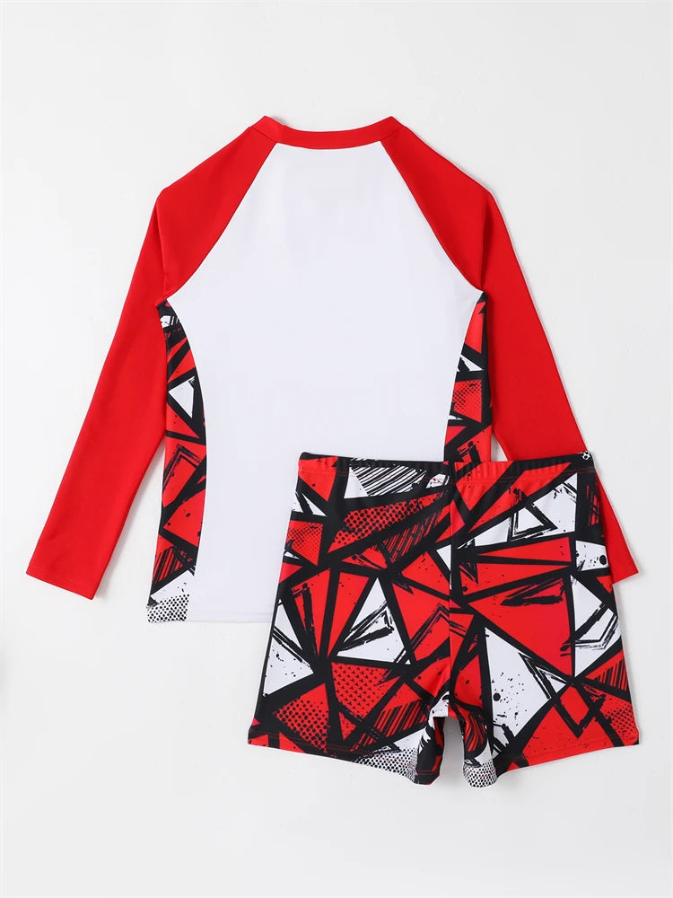 Boys Long Sleeve Swimwear | Stylish and Comfortable Beach Outfit