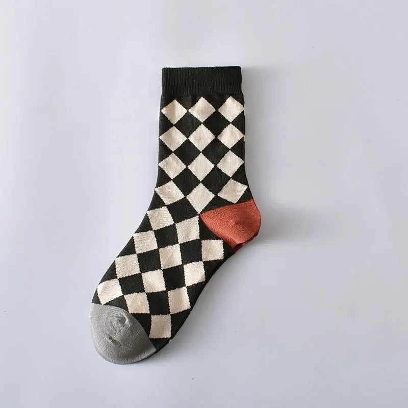 Cute Women's Cotton Socks | Retro Embroidery & Floral Styles
