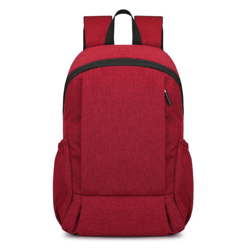 Lightweight Solid-Color Backpacks for Outdoor & School Use