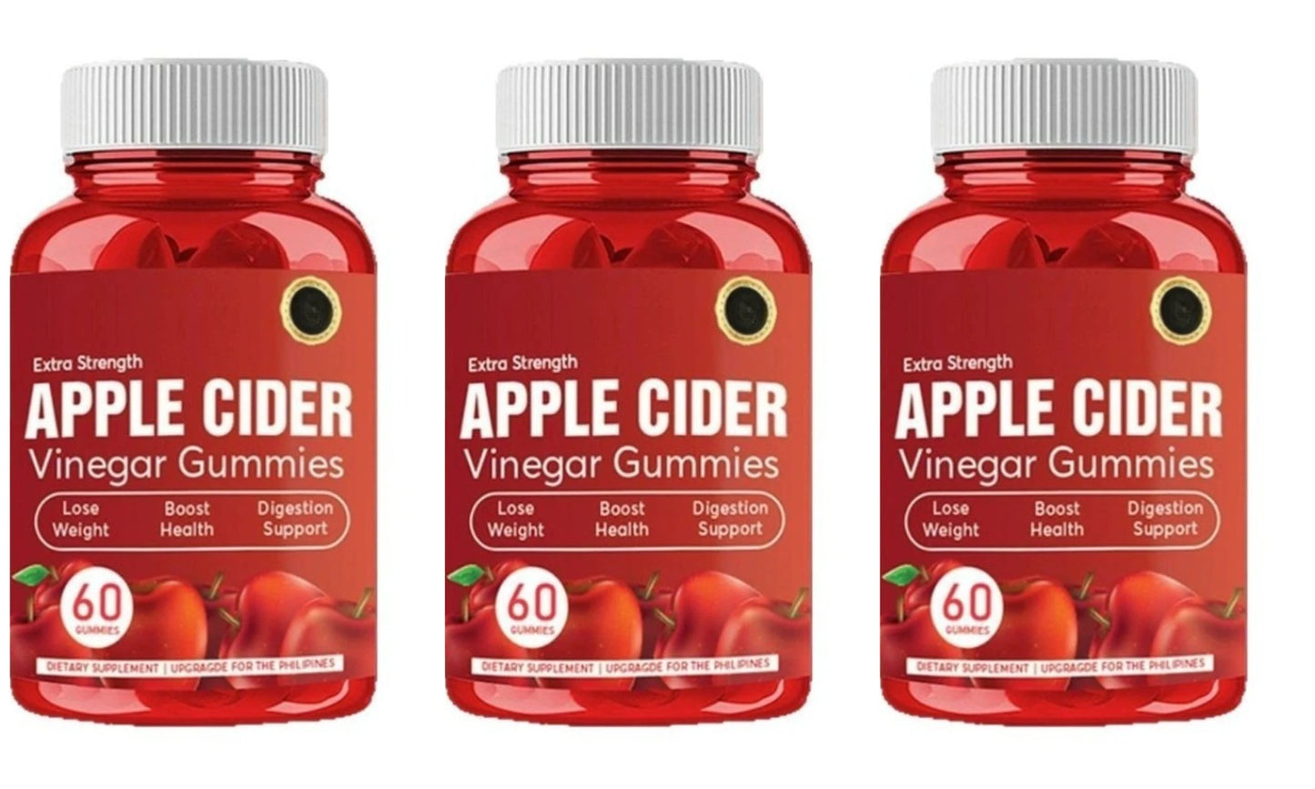 Apple Cider Vinegar Gummies with Vitamin B12 | 60 Count Supplement