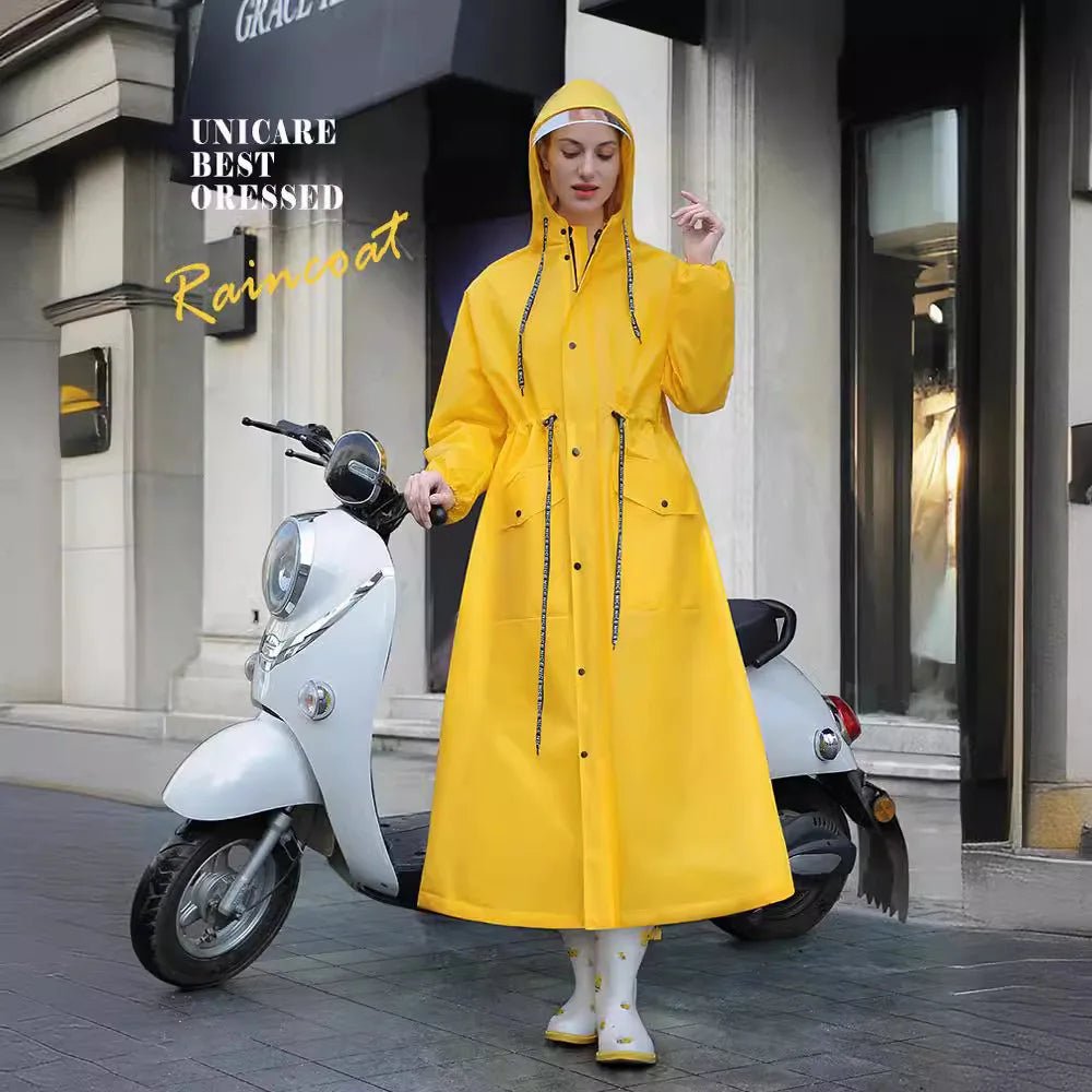 Lightweight Waterproof Hooded Raincoat for Adults | Outdoor Essential