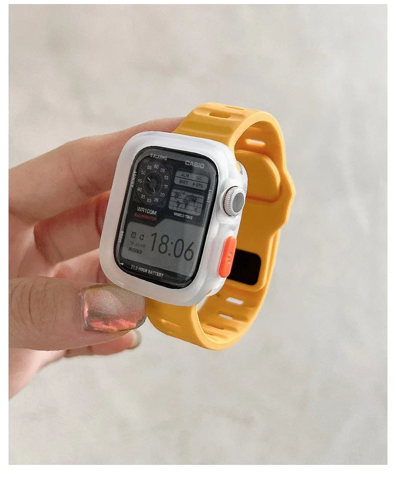 Silicone Case and Strap for Smart Watches | Comfortable & Durable