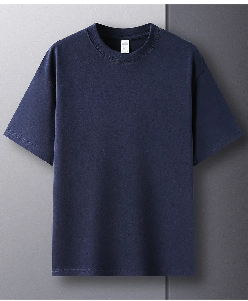 Men's Breathable Cotton Summer T-Shirt | Fashionable Short Sleeve Top