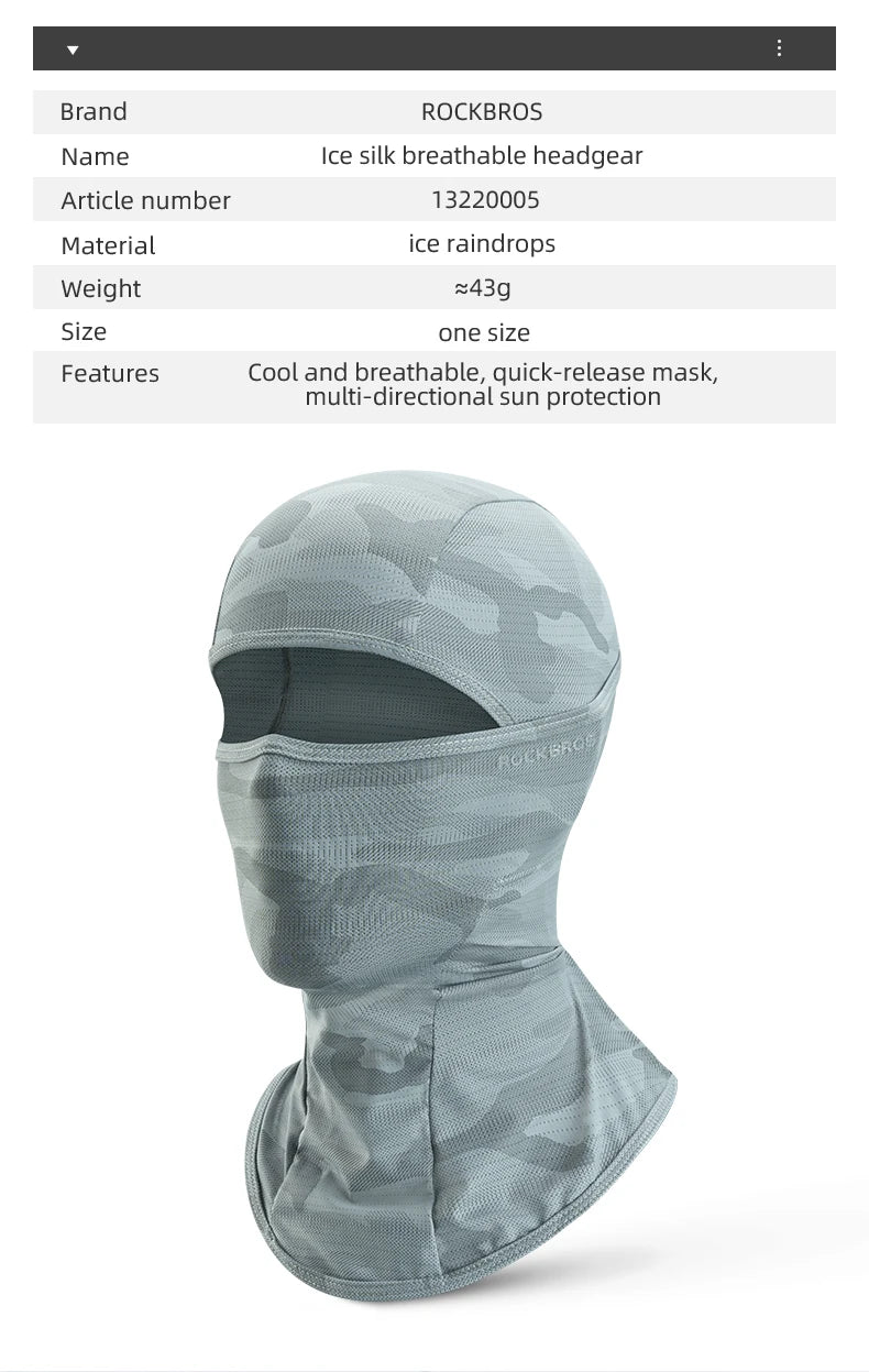 Full Face Mask for UV Protection | Breathable Outdoor Balaclava