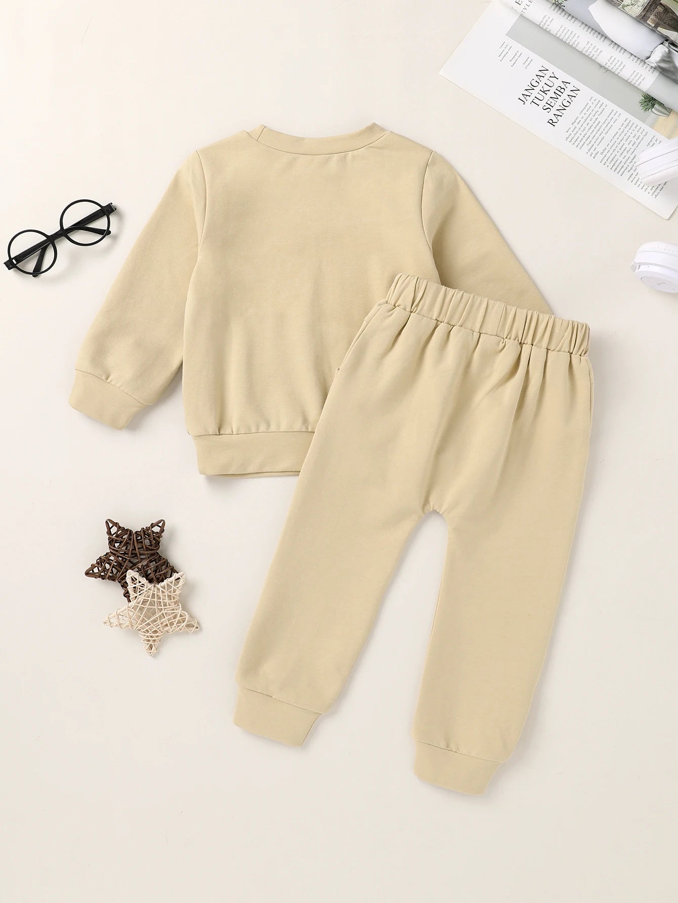 Baby Boy Clothes Set | Trendy Color Block Sweatshirt & Harem Pants