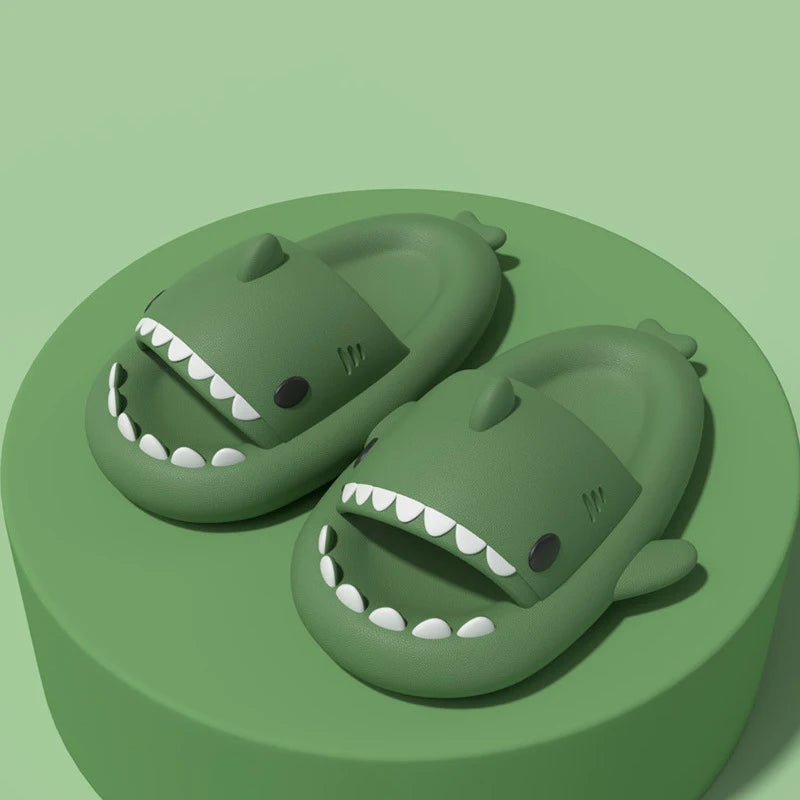 Kids Shark Slippers | Cartoon Non-slip Soft Sandals for Summer