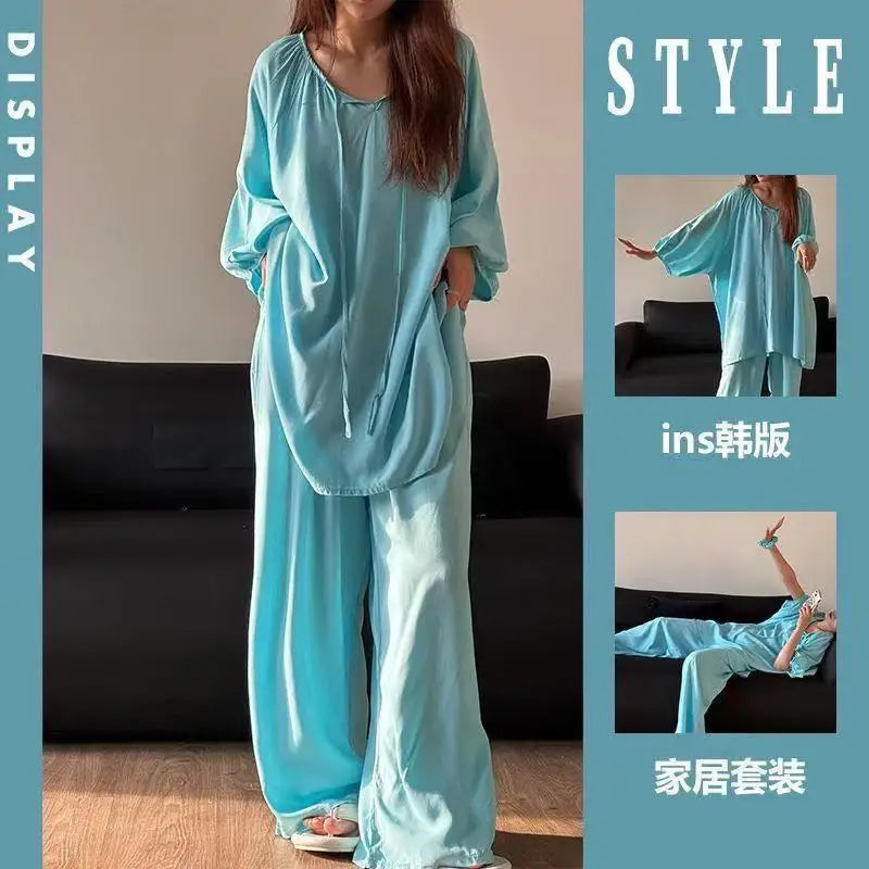 Women's Loose Pajamas Set | Cozy Oversized Sleepwear for Home