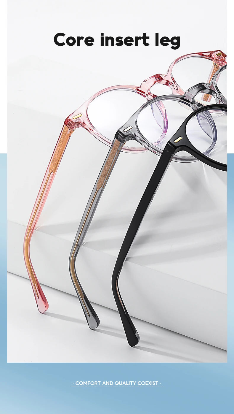 Stylish Women's Geometric Prescription Glasses | Blue Light Blocking