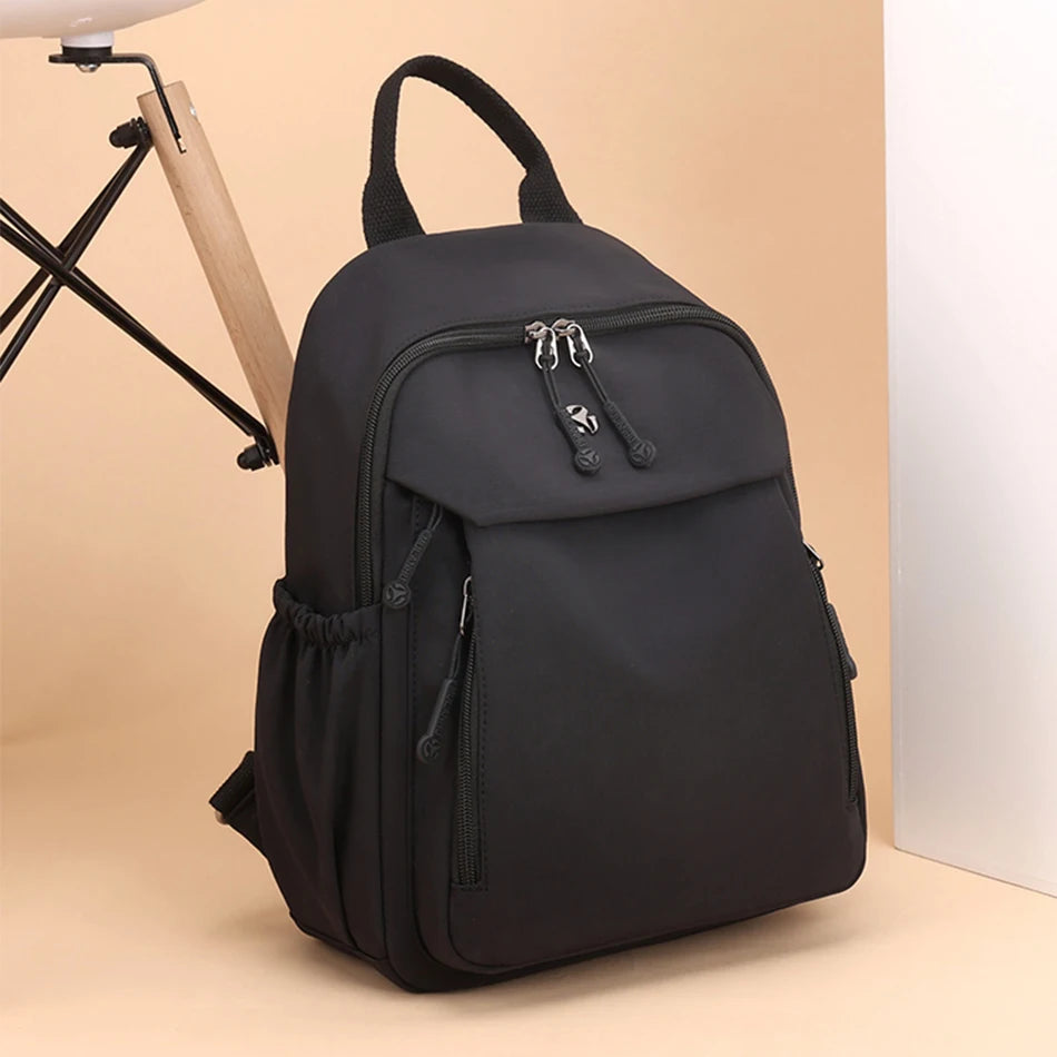 Durable Waterproof Nylon Backpack for Women | Travel & School