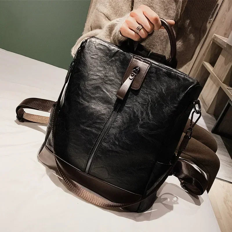 Women's Fashion Leather Backpack | Stylish Travel Bag for All Occasions