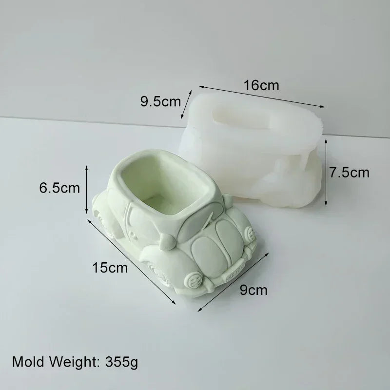 Creative Bus Flowerpot Mold for Unique Home Decor & Gardening