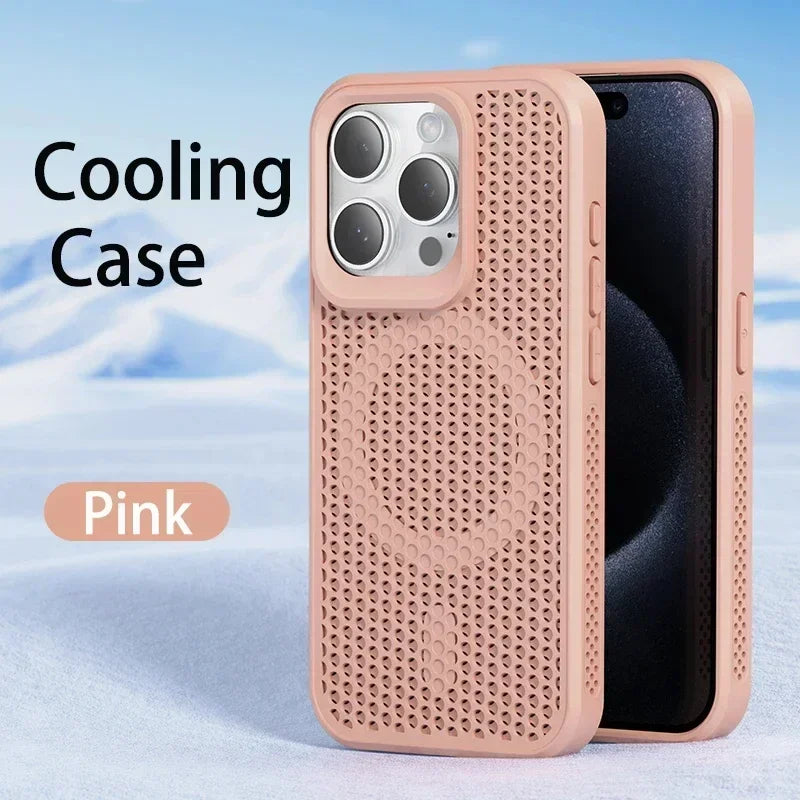 Cooling Heat Dissipation Phone Case | Magnetic Protection for iPhone