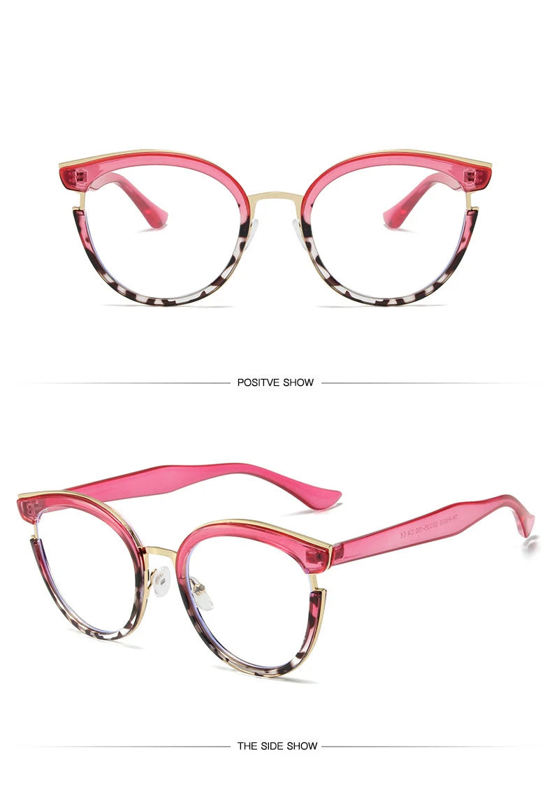 Stylish Cat Eye Eyeglasses | Trendy Colorful Computer Specs