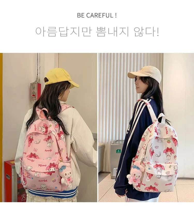 Kawaii Anime Girl Backpack | Large Capacity Student Bag