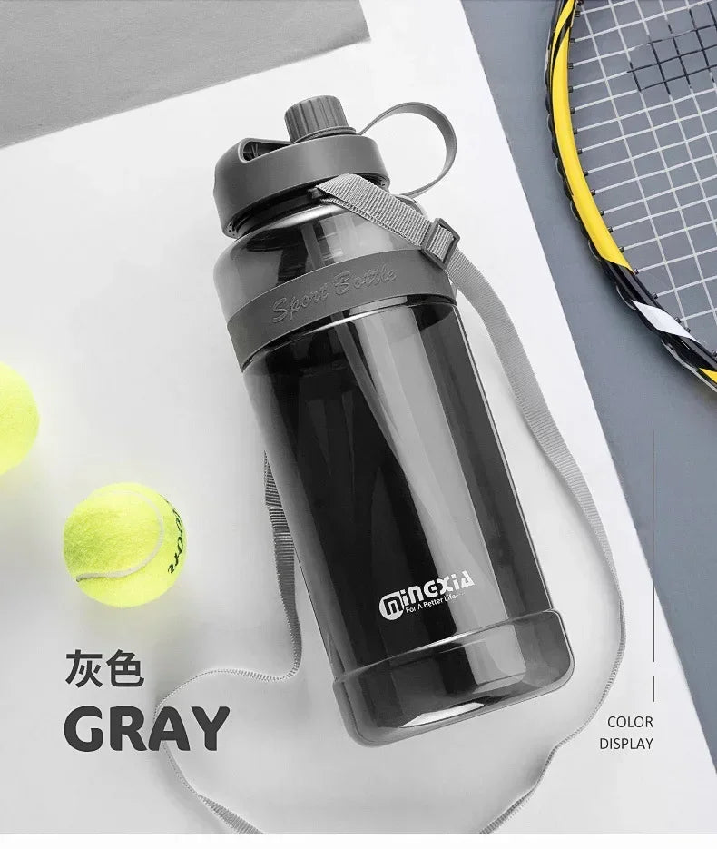 Outdoor Double Straw Water Drinking Bottle | BPA Free Sports Cup