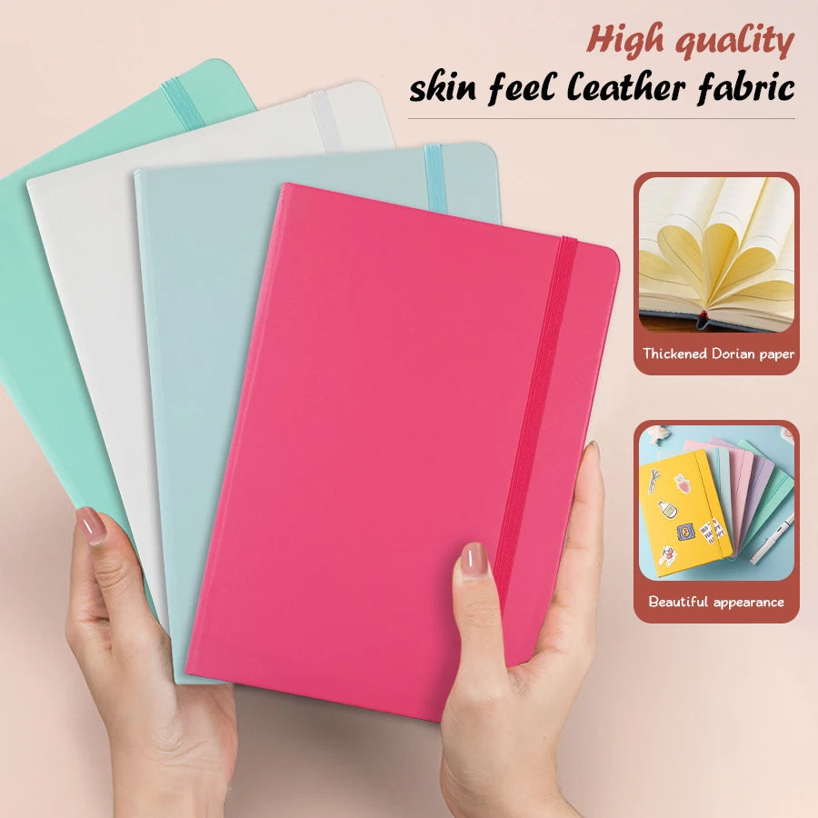 Premium A5 PU Notebook | 200 Pages for Students & Professionals