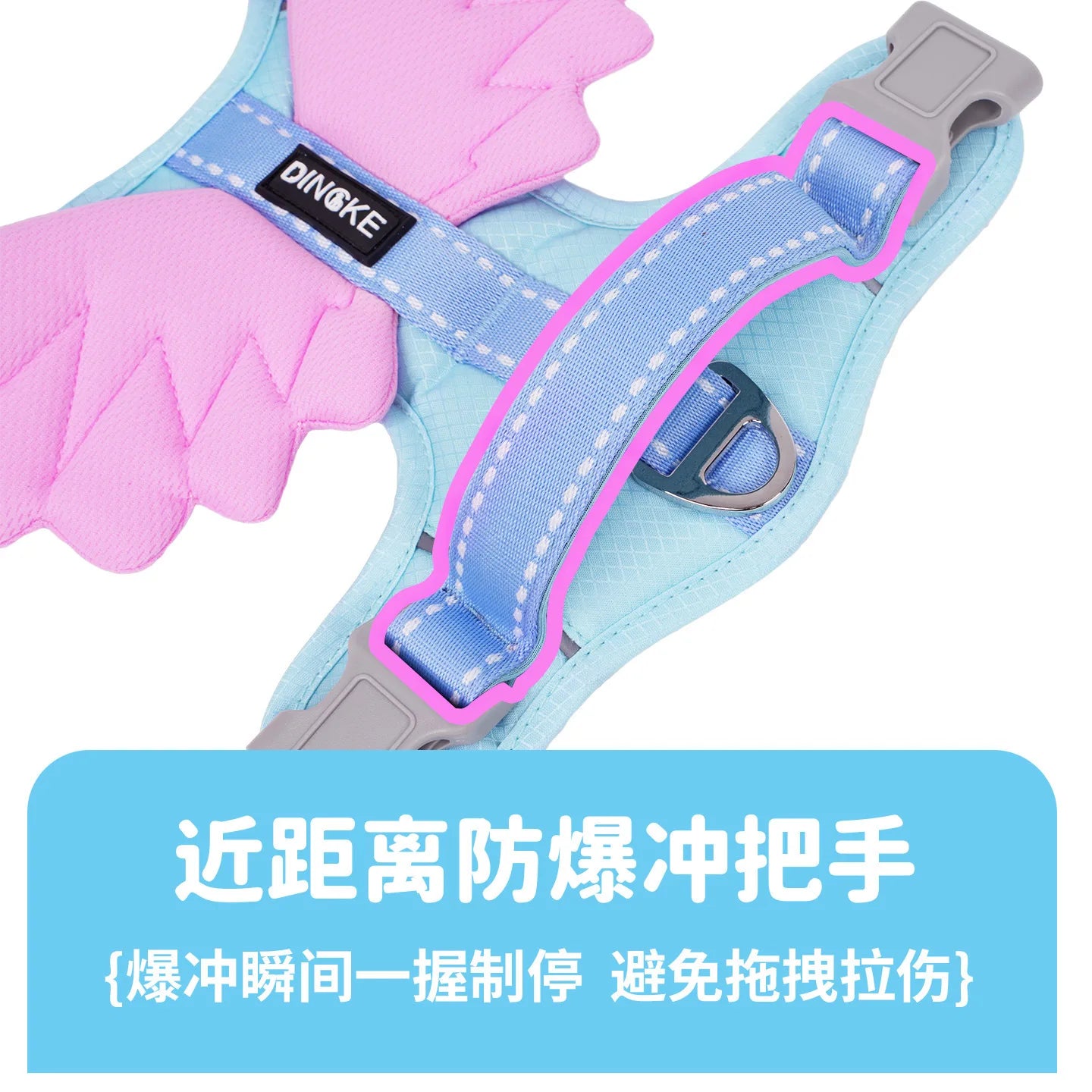 Adjustable No-Pull Dog Harness | Comfortable Breathable Pet Vest
