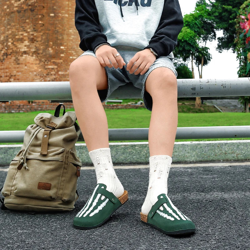 Men's Cork Clogs with Arch Support | Comfortable Indoor Footwear
