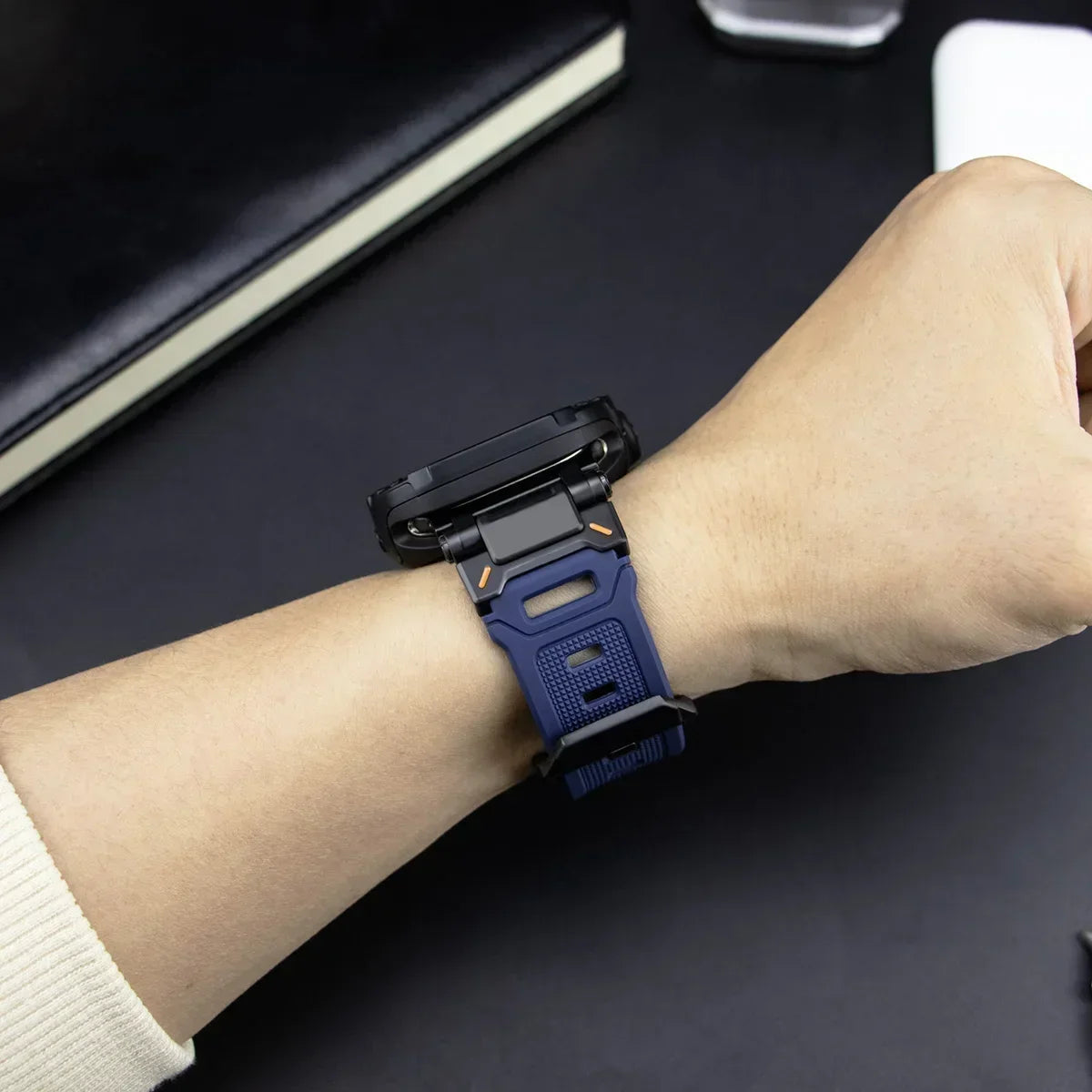 Funda protectora de TPU y pulsera de silicona para Apple Watch