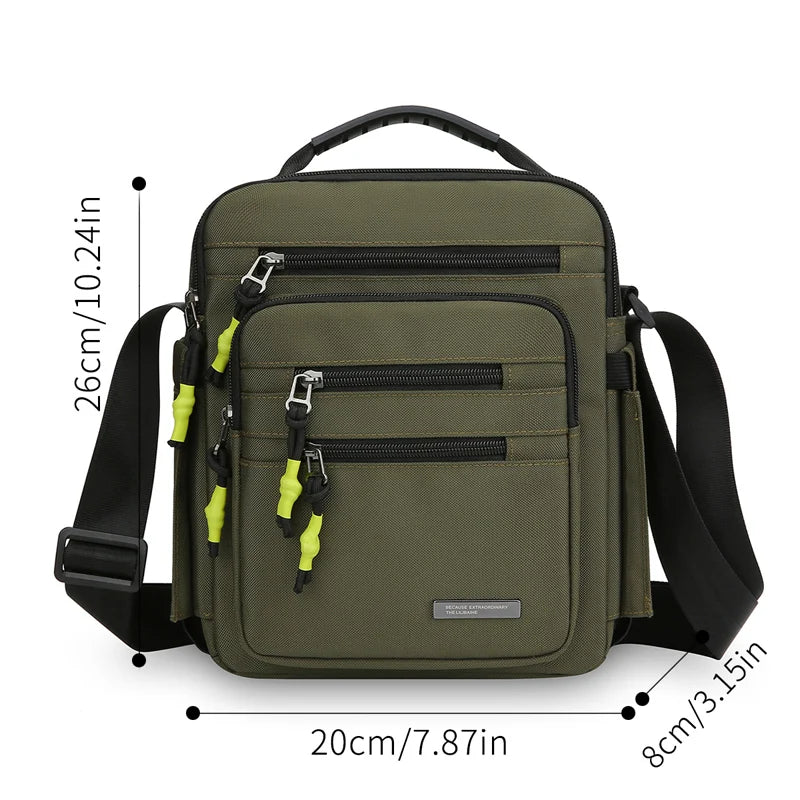 Bandolera de viaje multifuncional para hombre | Elegante y duradera