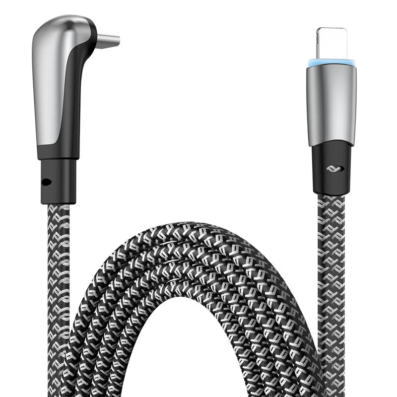 USB C Charger Cable | Flat 90 Degree Type C Charging Cable