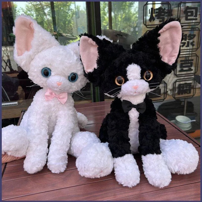 Cute Black Cat Plush Pillow | Adorable Stuffed Animal for Kids