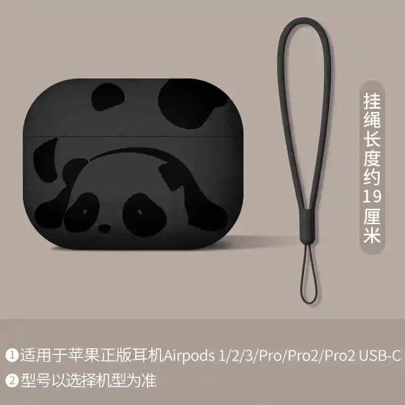 Cute Cartoon Panda AirPods Case | Stylish Protective Cover