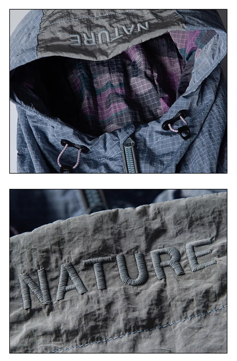 Men's Water-Resistant Hooded Jacket | Trendy Outdoor Style