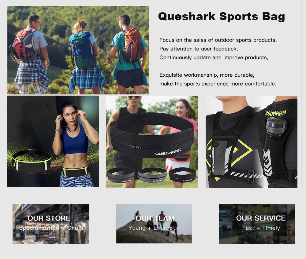 Outdoor Waterproof Running Crossbody Bag | Perfect for Hiking & Cycling