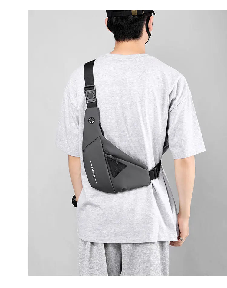 Small Sling Chest Bag for Men | Anti-Theft Mini Travel Shoulder Bag