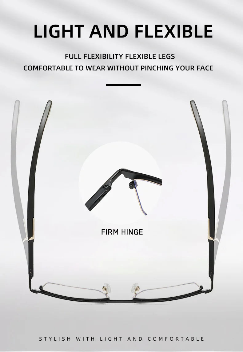 Stylish Custom Prescription Glasses | Blue Light Blocking Lenses