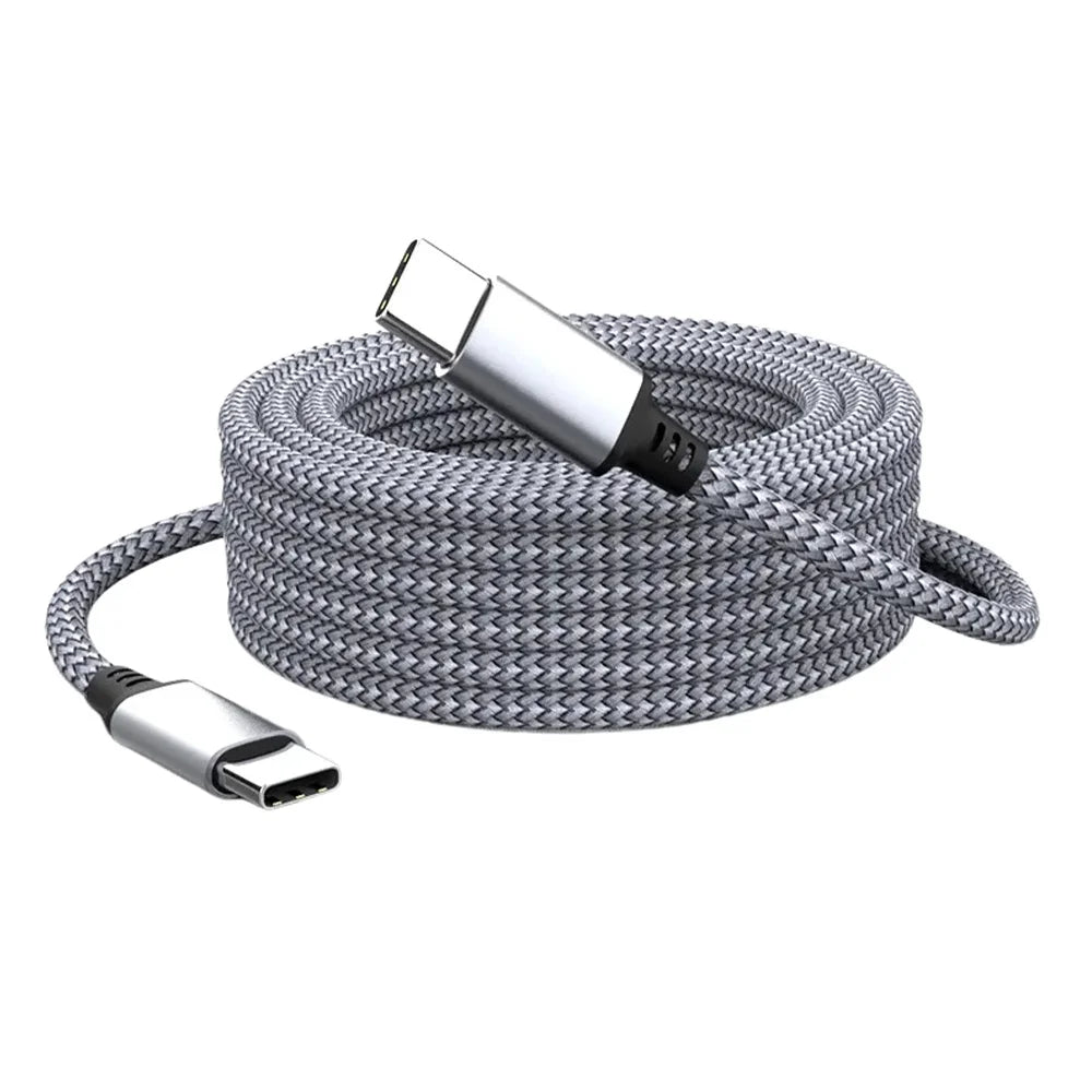 60W USB C to Type C Fast Charger Cable | Durable Braided Design