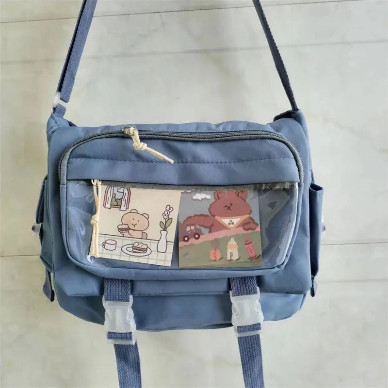 Stylish Large Capacity Crossbody Canvas Bag for Women