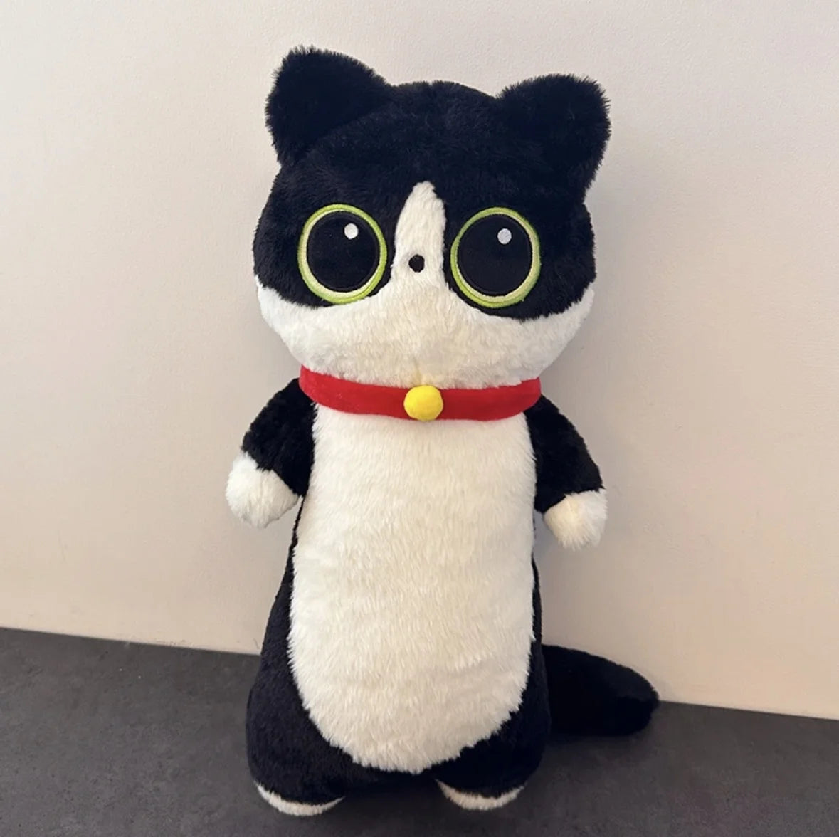 Lifelike Siamese Cat Plush Toy | Hug Cushion for Kids & Home Decor