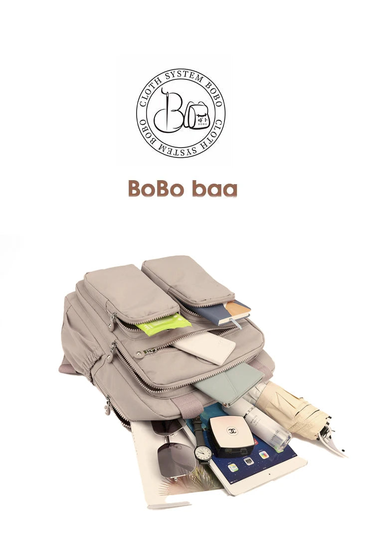 Stylish Multi-Pocket Waterproof Backpack for Women | Travel & School