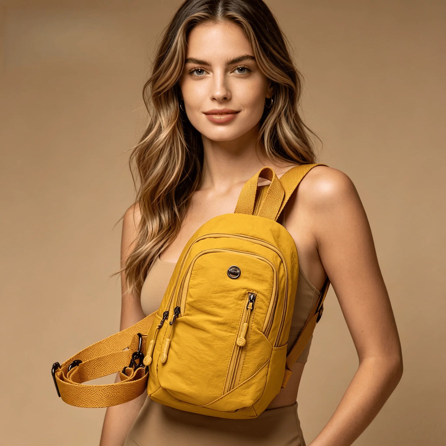 Women's Anti-Theft Lightweight Chest Pack | Large Capacity Daypack