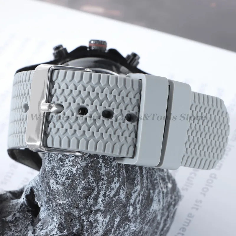 Soft Silicone Watch Bands | Quick Release Rubber Strap for All Watches