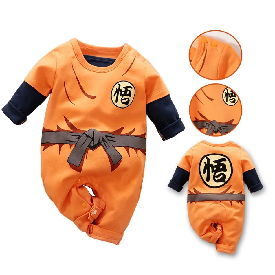 Baby Anime Rompers for Infants | Cute Cartoon Cosplay Jumpsuit