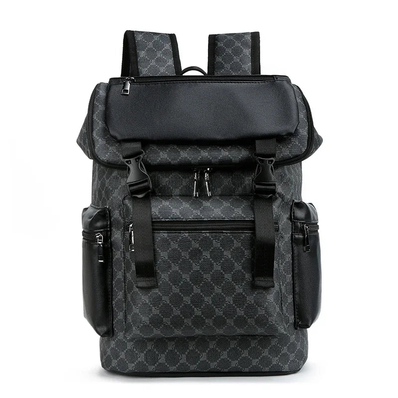 Stylish PU Leather Shark-Inspired Backpack for Students & Travelers