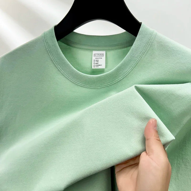 Men's Breathable Cotton Summer T-Shirt | Fashionable Short Sleeve Top