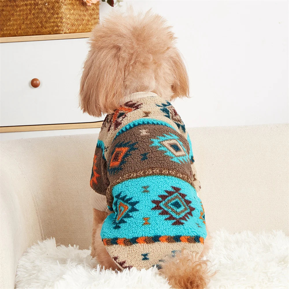 Suéter Acogedor de Invierno para Cachorro | Sudadera con Capucha Cálida y Elegante para Mascotas